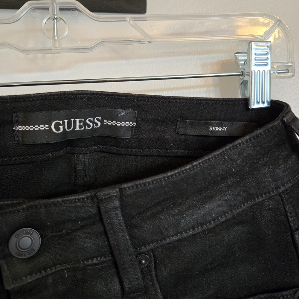 GUESS Men's Black Skinny Jeans